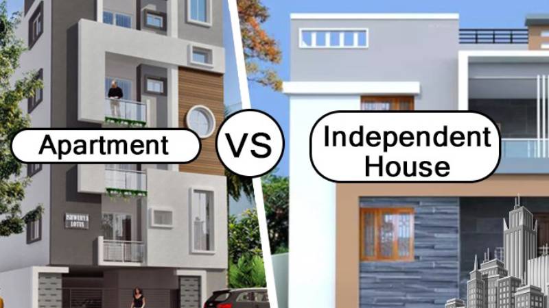 Which Is Better - An Independent House or A Flat ?