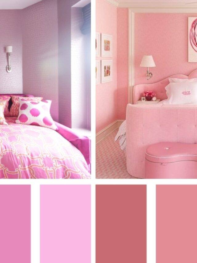 Best Pink Two Colour for Indian Apartment Bedroom Walls