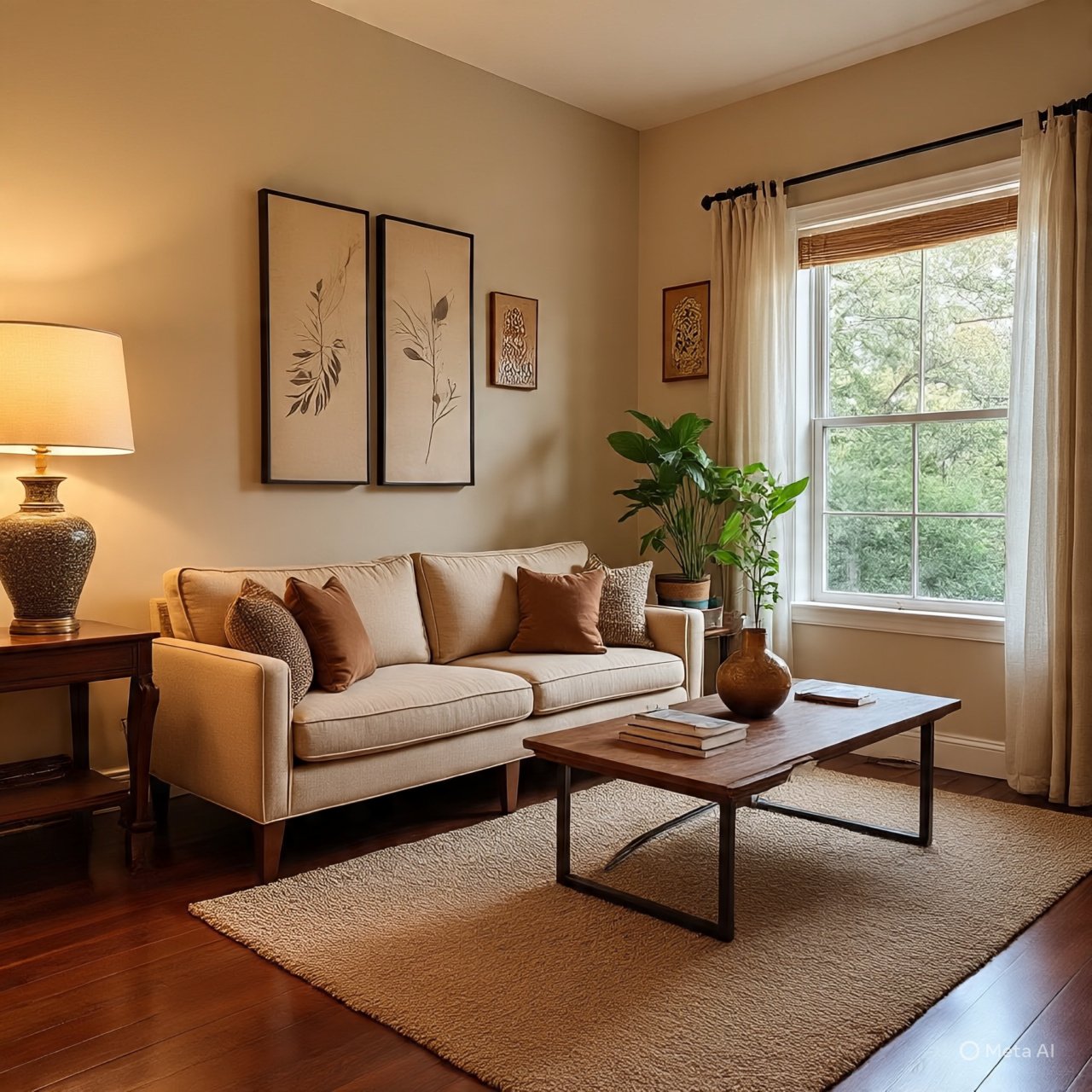 Beige & Brown Combination 